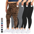 Plus Size High-Waisted Workout Leggings with Pockets